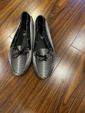 Tod’s Zebra Gommino Driving Loafers Moccasins Size 38.5